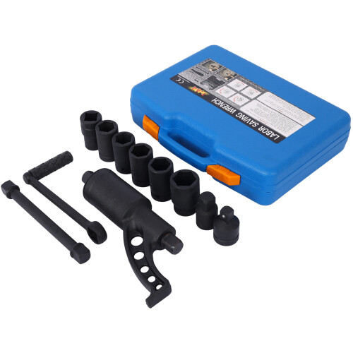 Torque Wrench Labor Saving Lug Nut Wrench/Multiplier w/ 8pc Socket Set
