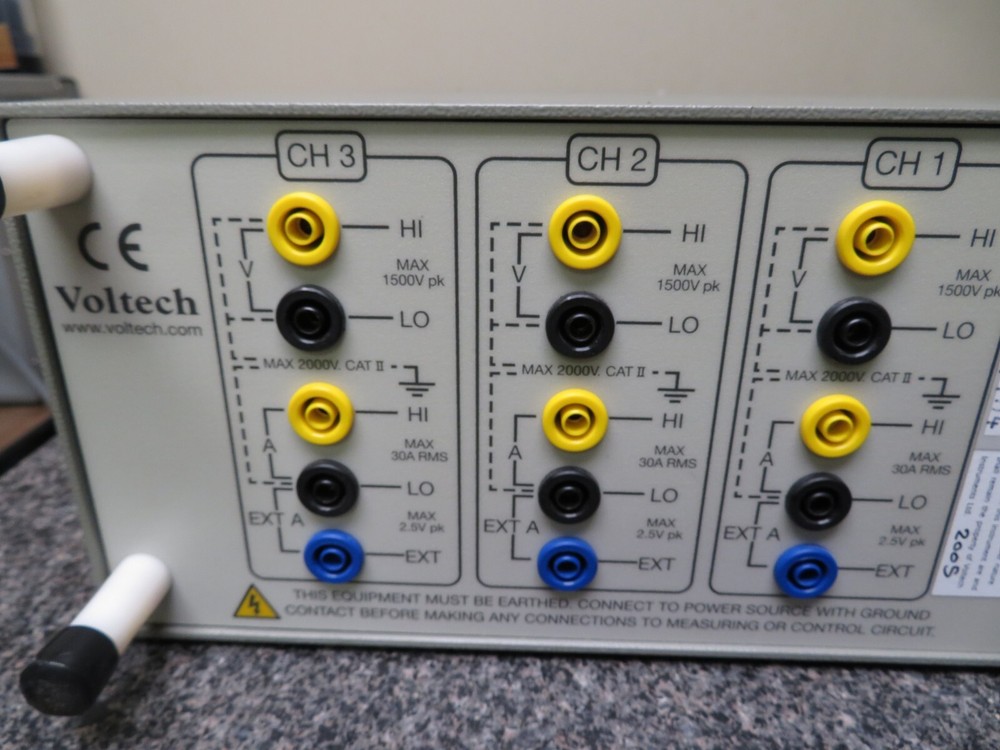 Voltech PM3000 Three Phase Power Analyzer PN40