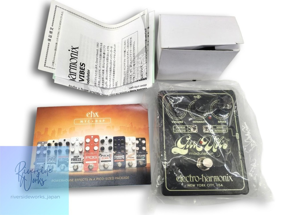 ELECTRO-HARMONIX Good Vibes Modulator Effects Pedal JP