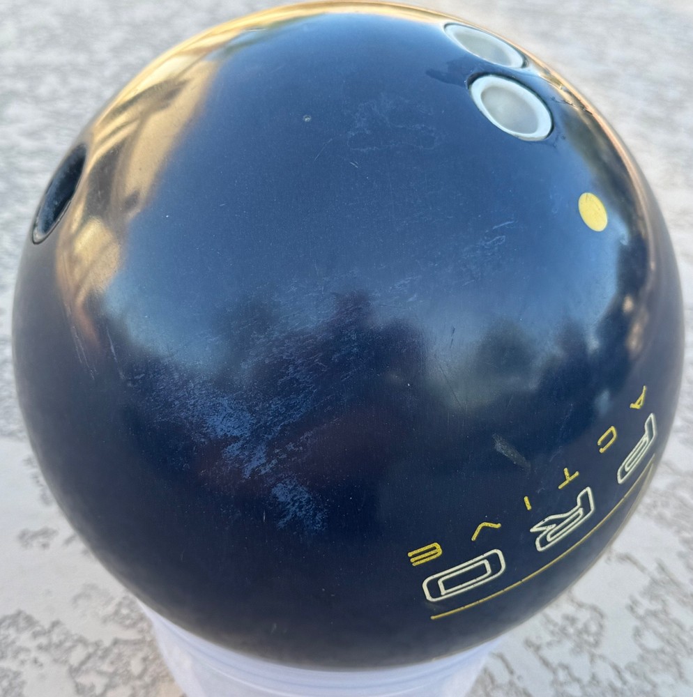 BRUNSWICK PRO ACTIVE DRILLED BLUE 15 LB BOWLING BALL