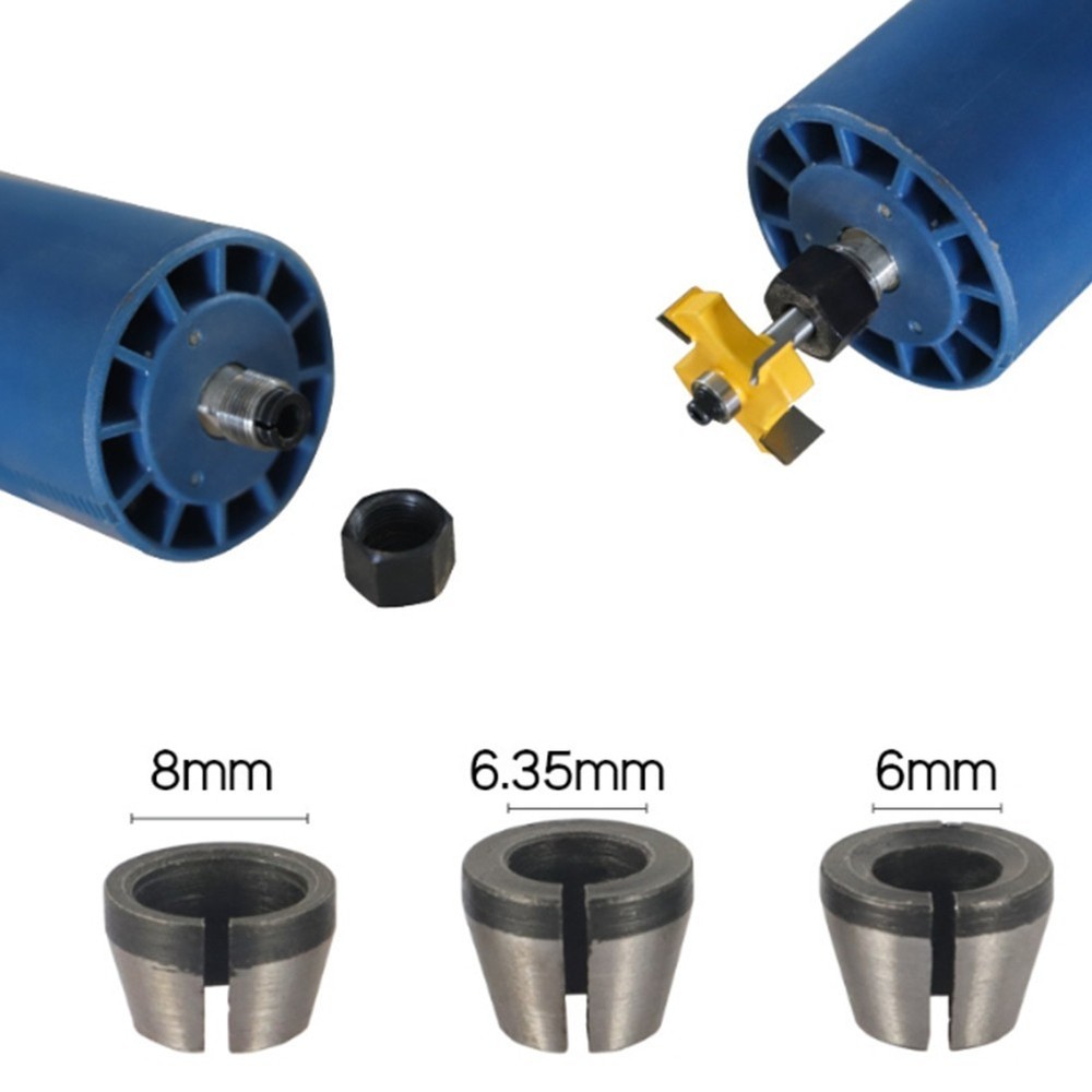Innovative Collet Adapter Set Designed for Efficient Woodworking Tasks