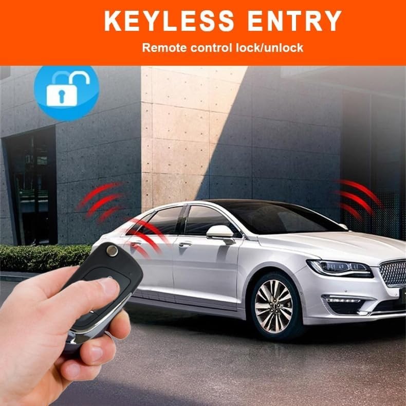 Advanced Keyless Entry & Remote Engine Starter with Shock Sensor Alarm System