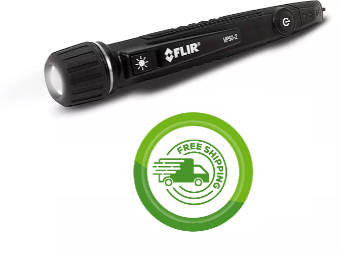 Flir VP50-2 Non-Contact Voltage Detector w/ LED Flashlight - CAT IV  1000 Volt