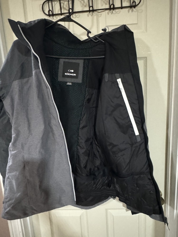Eider Womens Grey Ski Jacket Thermal Control System US W 14 good condition