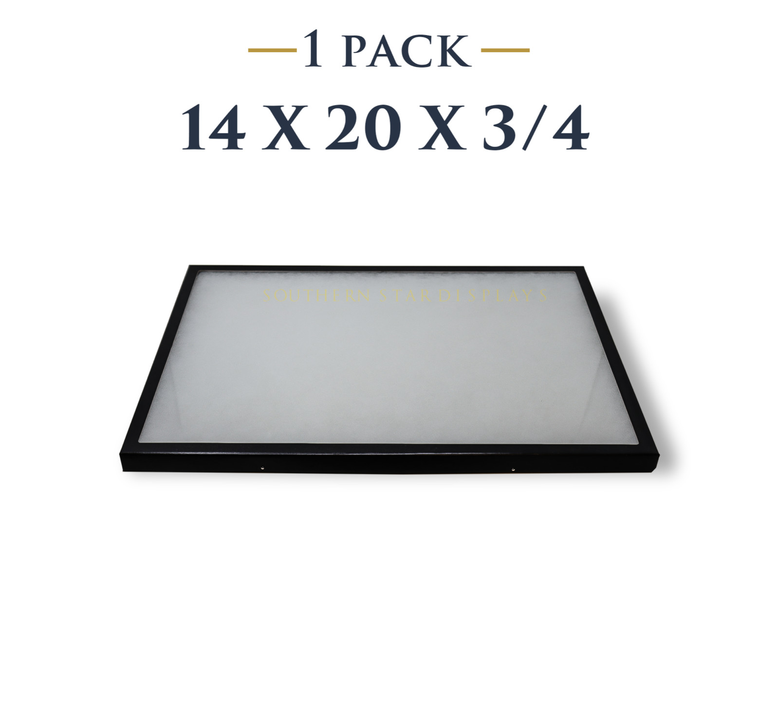 14 x 20 x 3/4 Riker Display Case Box for Collectibles Jewelry Arrowheads