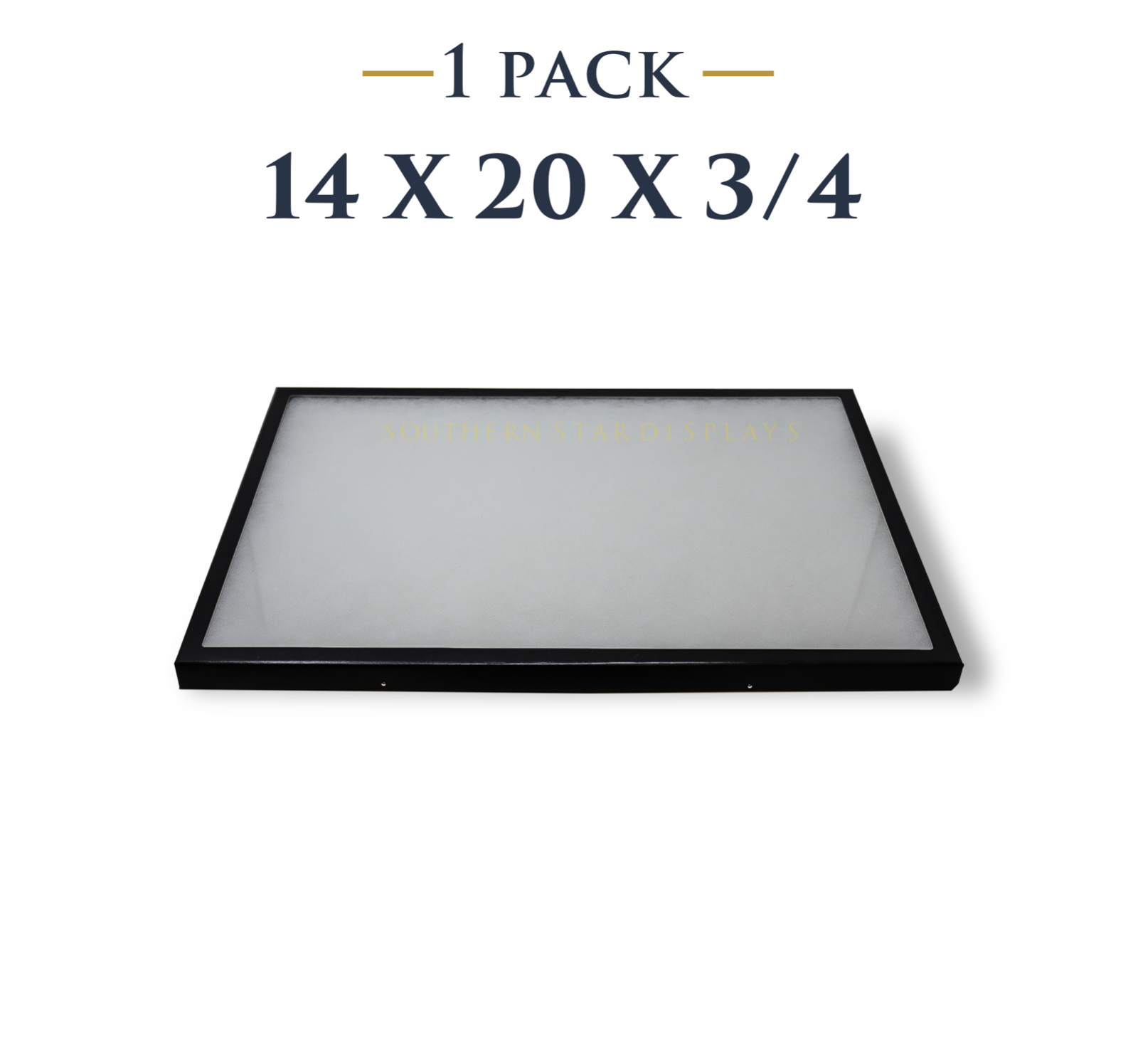 14 x 20 x 3/4 Riker Display Case Box for Collectibles Jewelry Arrowheads