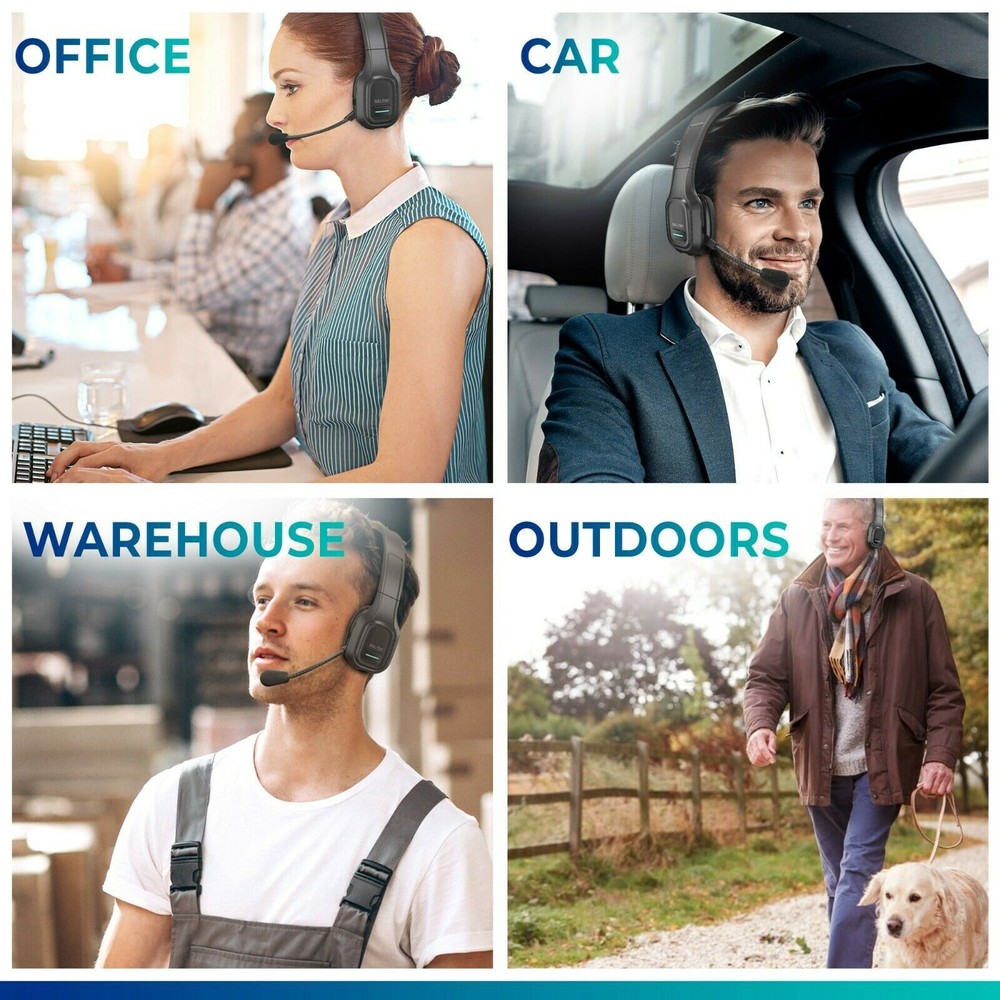 Delton Professional Wireless Computer Headset with Mic