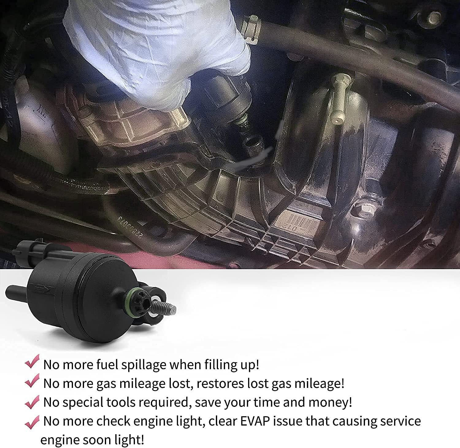 Vapor Canister Purge Valve FOR ACDelco GM Original Equipment 12610560 12690512