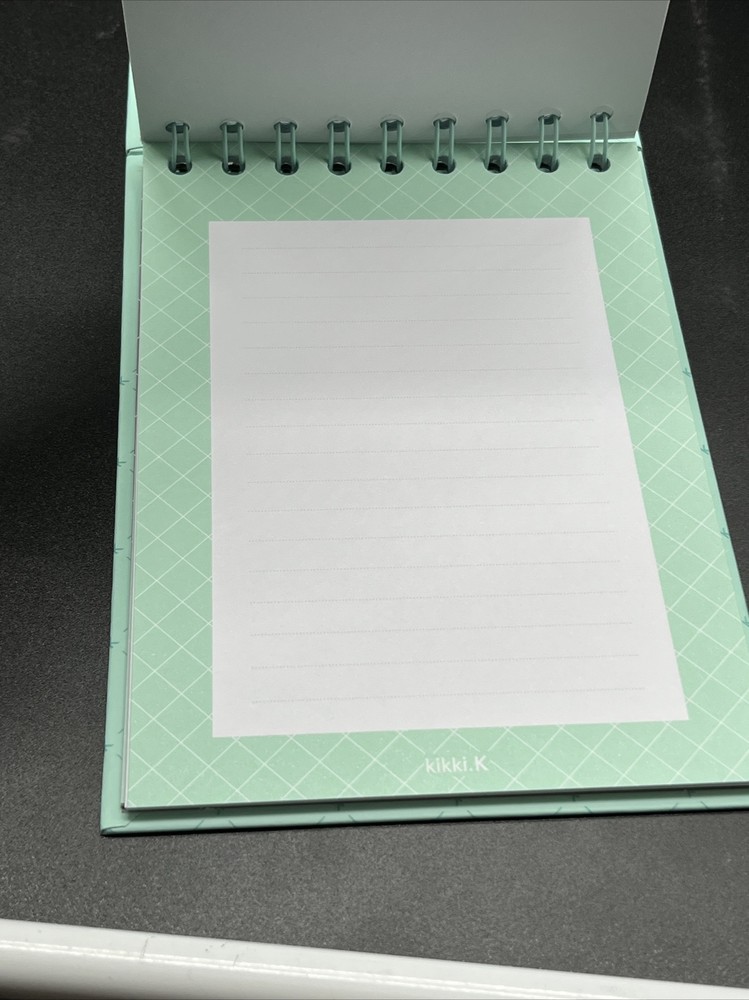 Kikki K B6 Everything Notepad Blank Essentials Seafoam Color @CS