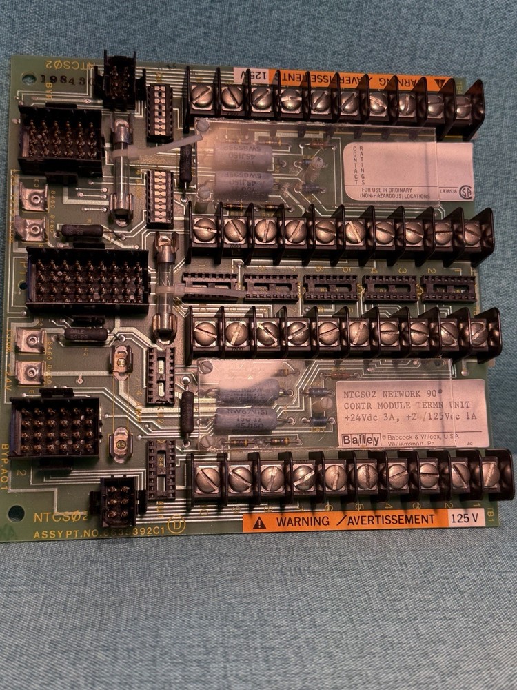 Bailey NTCS02 / 6635392C1 Control Module Termination Unit
