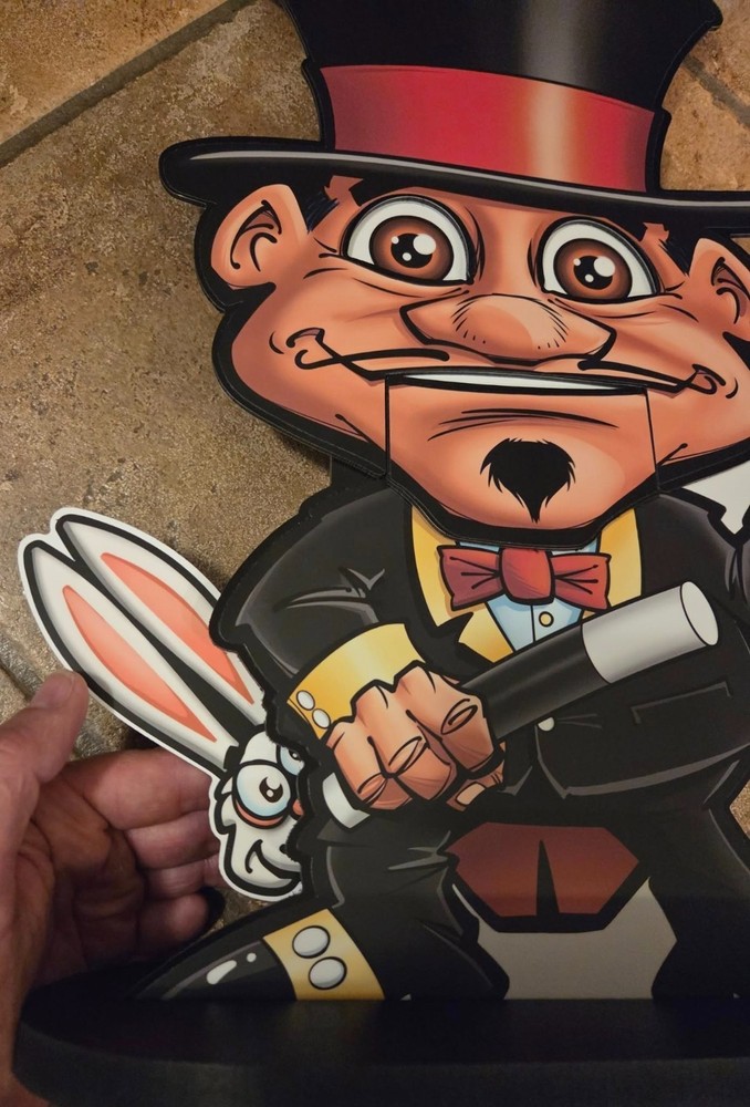 Mr. Marvello & the Baffling Bunny by Wolf's Magic Tricks Ventriloquist Puppet