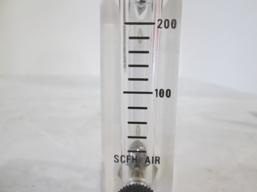 Dwyer, VFA-9-BV, Visi-Float, 0-200 SCFH Air, Flowmeter, Used