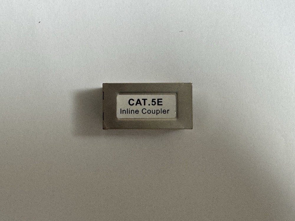 5 Pcs CAT5e Shielded Ethernet RJ45 InLine Joiner Cable Adapter Extender Coupler