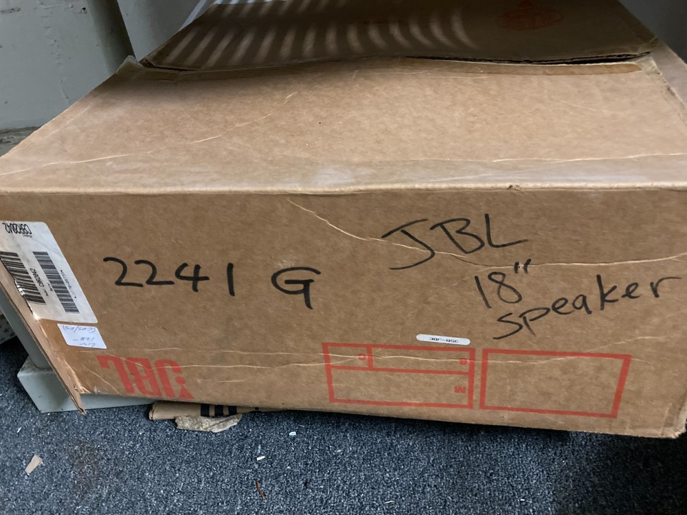 JBL 2241 G 18” Speaker, Single - Open Box