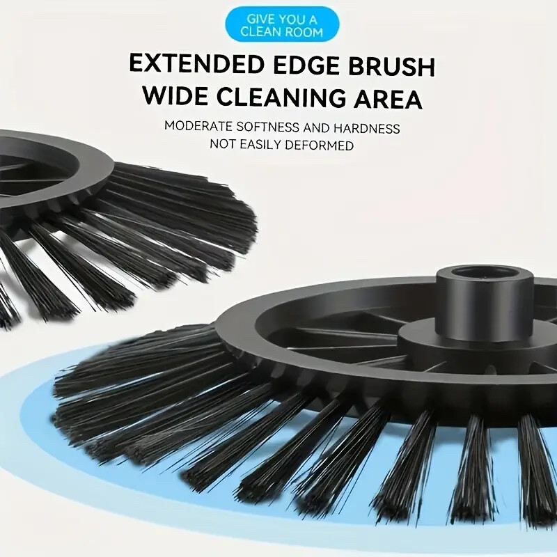 Wet/Dry Vacuum Cleaner Broom for Household Cleaning 180° Rotating Sweeping Mop