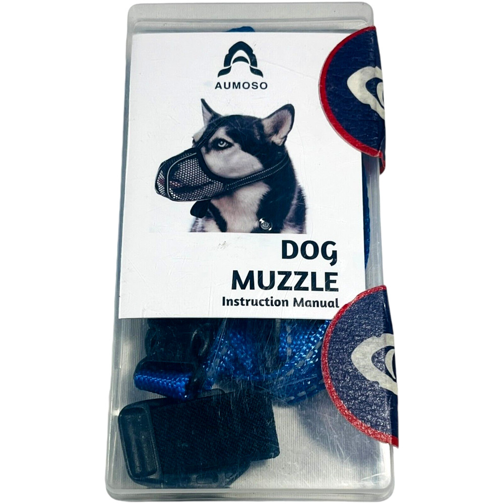 Dog Muzzle with Instructions - Size Medium by AUMOSO