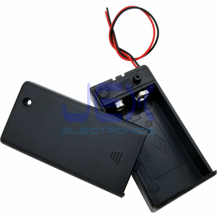 PP3 DIY Battery Holder Case Box 9V With Power Switch & Bare Wire Ends