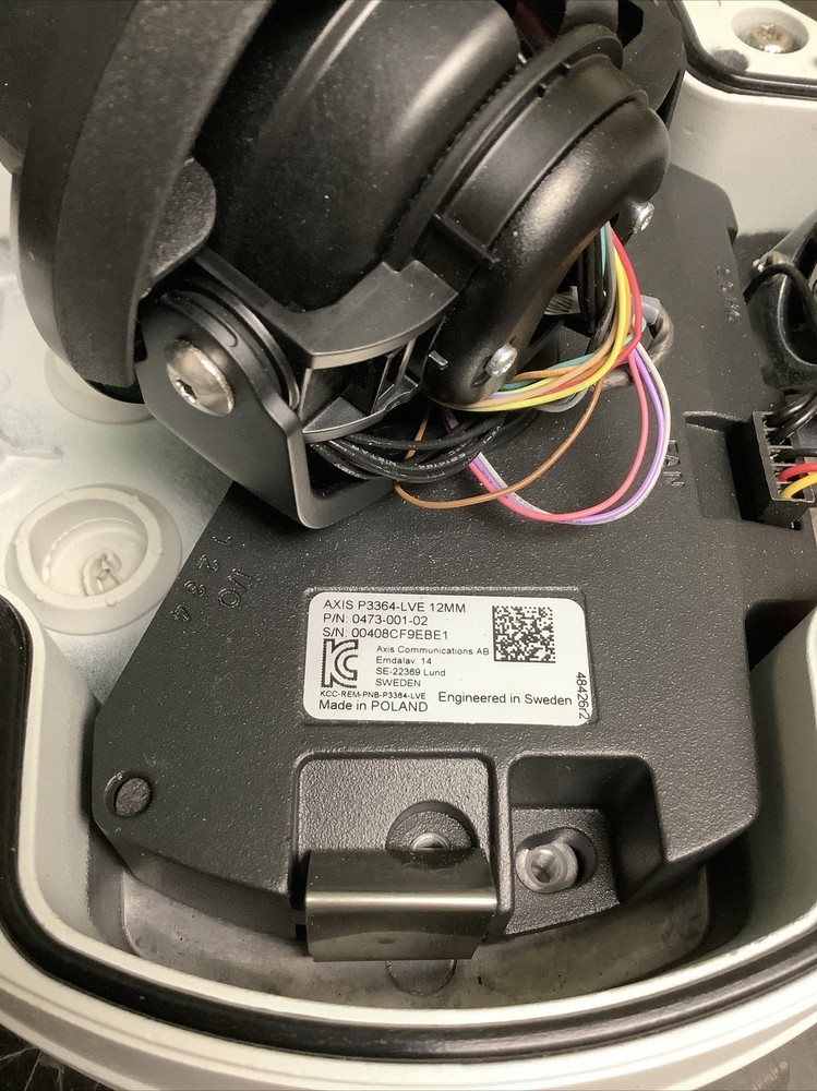 Axis Communications P3364-LVE 12mm Network Camera