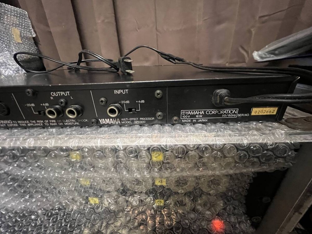 YAMAHA SPX900 Professional Multi-Effects Sound Processor working #0006