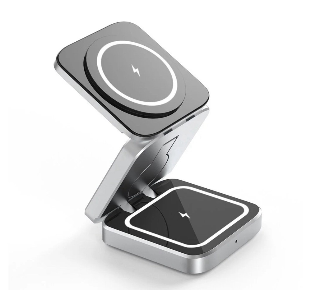 ChargeDeck 3-in-1 Foldable Wireless Station - For Apple & Android