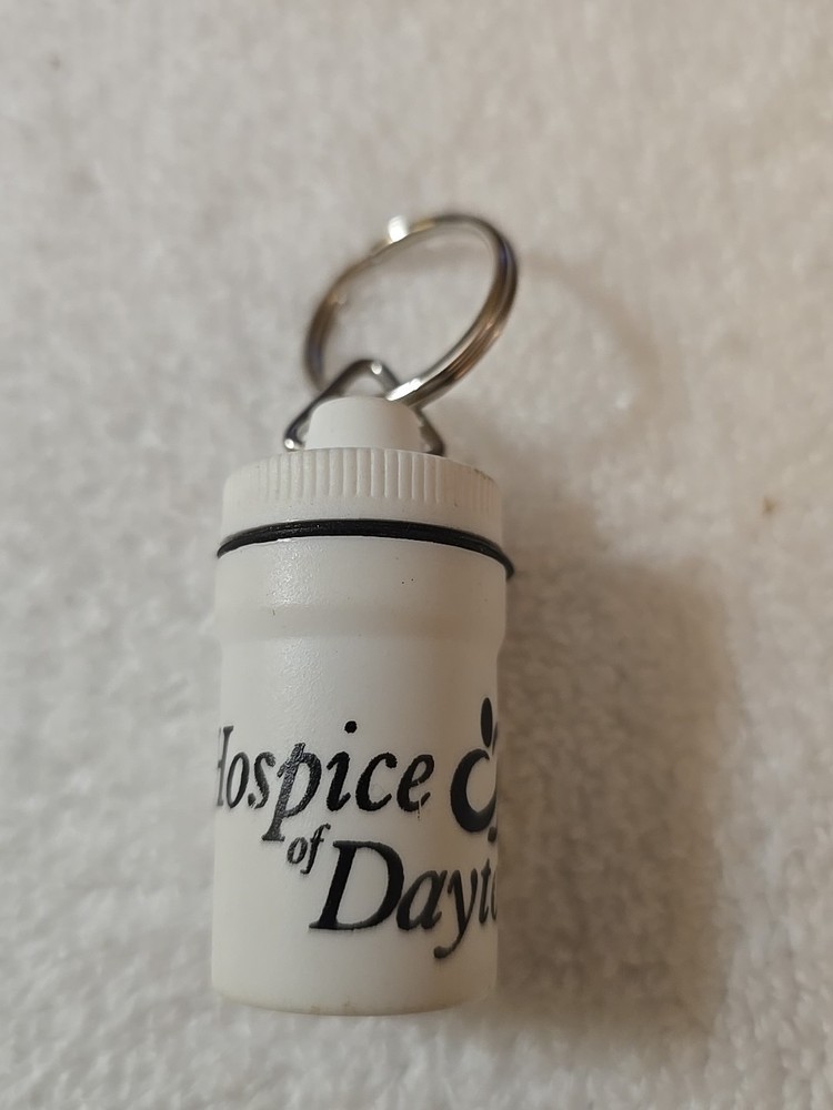Hospice of Dayton Pill Tote with Keyring (BAG5)(BX1)
