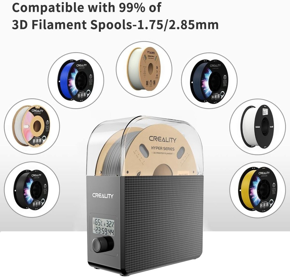 Personalized Filament Drying with Temperature Control - 2025 Filament Dryer Box