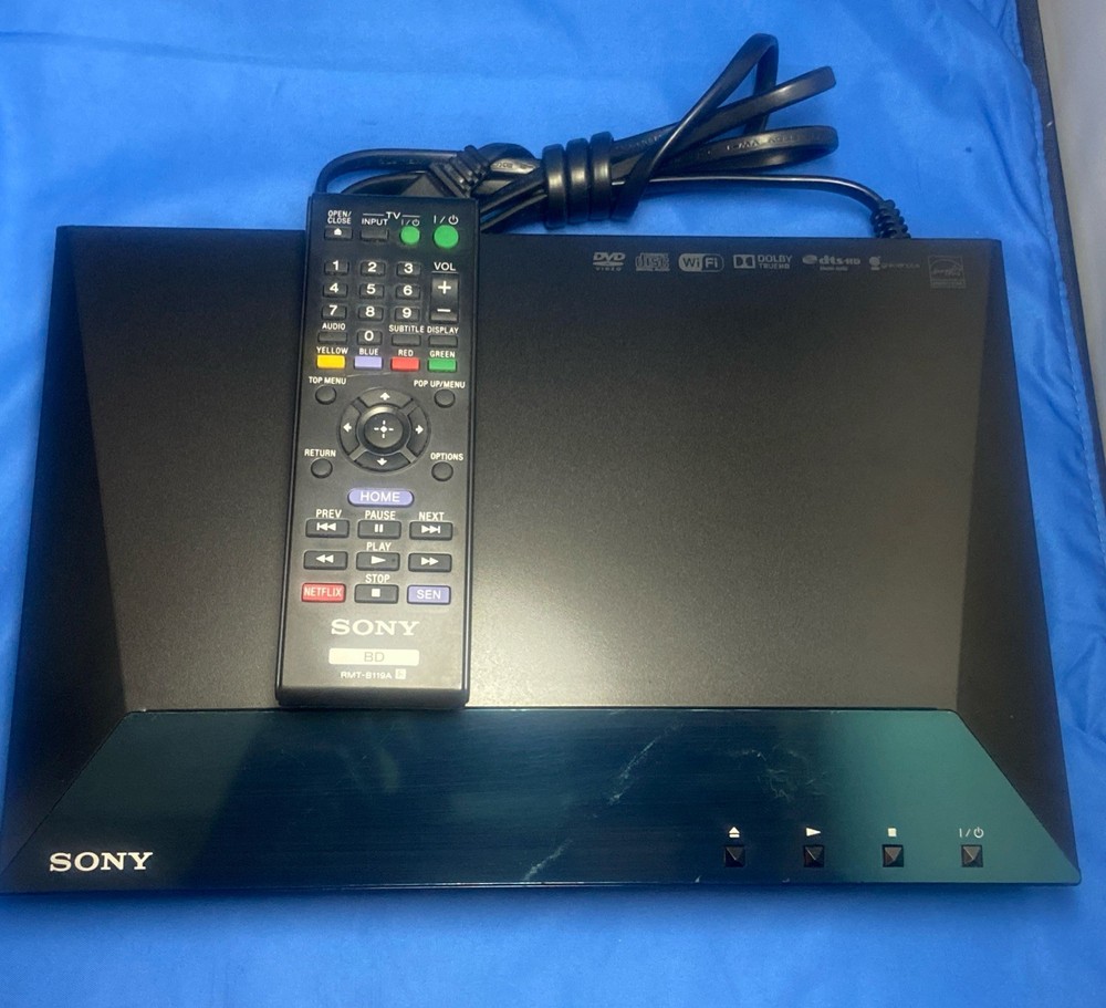 Sony BDP-S3100 Blu-Ray Player Wi-Fi Streaming w/ Remote Tested
