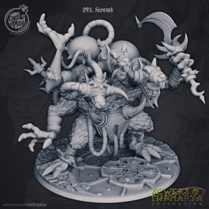 Screvek Miniature | D&D DnD |