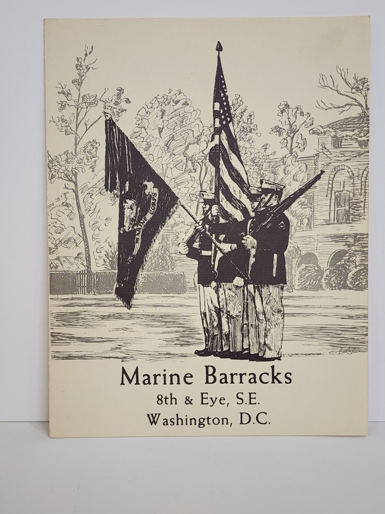 Marine Barracks Washington DC, 7 August 1964 Evening Parade Program