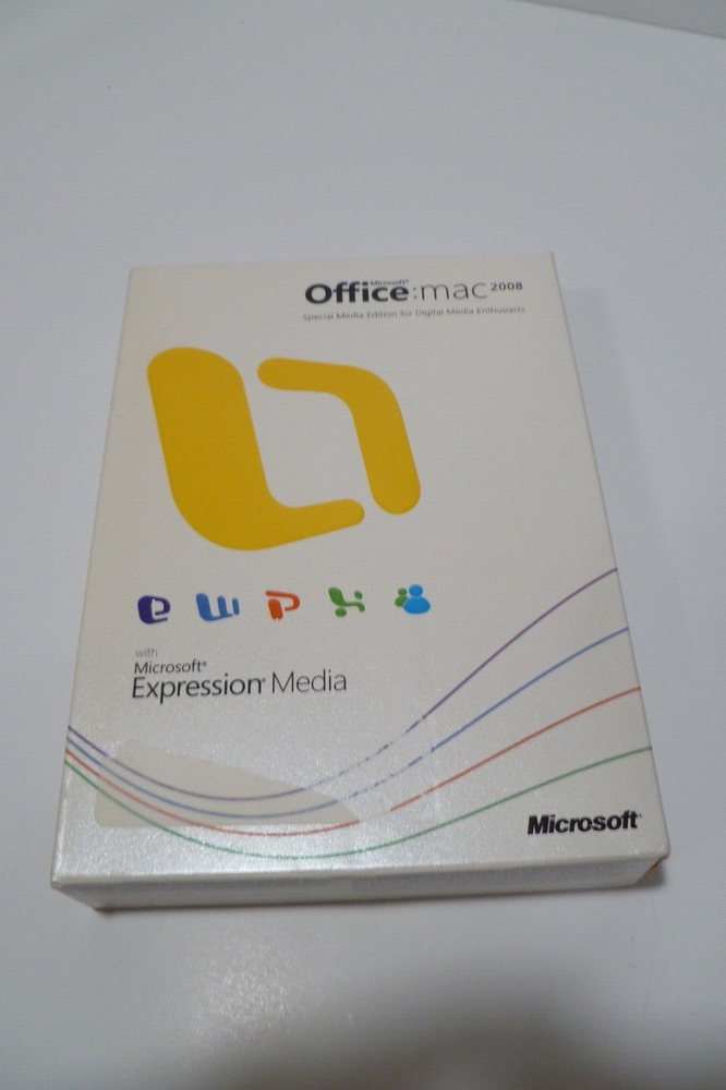 Microsoft Office Mac 2008 with Expression Media & Product Key (Software)
