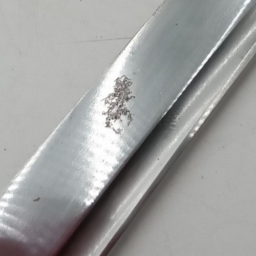 White Samurai Japanese Sword Hand Forged Light Rust