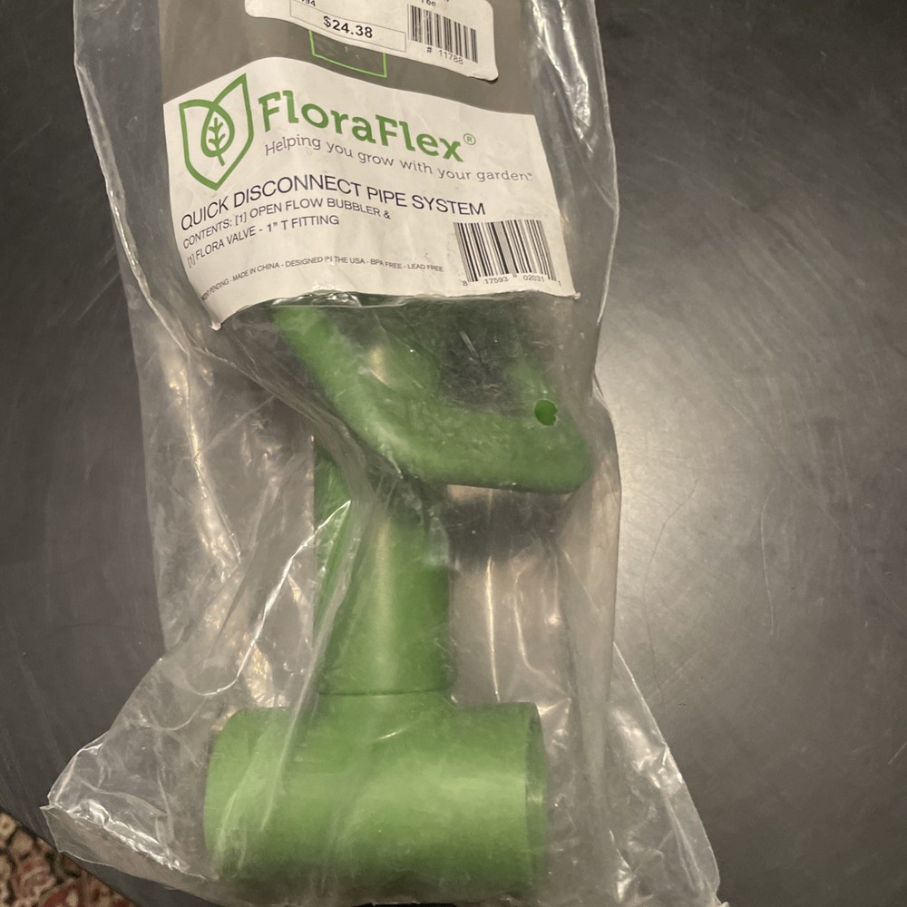FloraFlex Quick Disconnect Pipe System Open Flow - 1" Tee