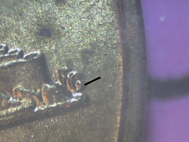1963 LINCOLN CENT DDR-001 "CENT& INITIALS" GEM BU ALL