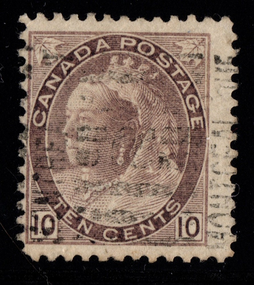 #83 Numeral 10c Canada used