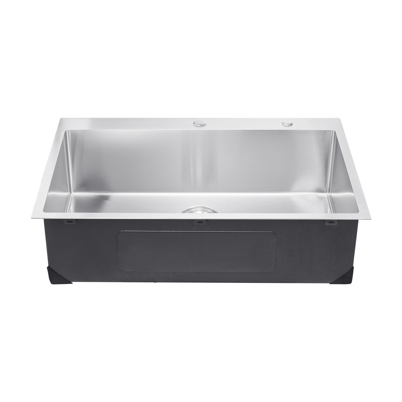33" Kitchen Sink Top Mount Single Bowl Drop-In Basin Stainless Steel Bar