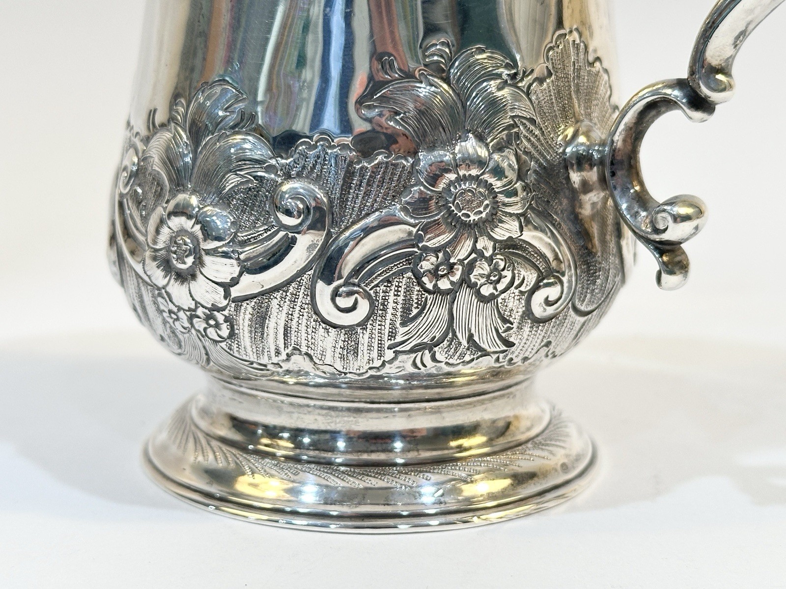 Antique 19th C Georgian Sterling Silver Mug London 1824 Edward Ferrell
