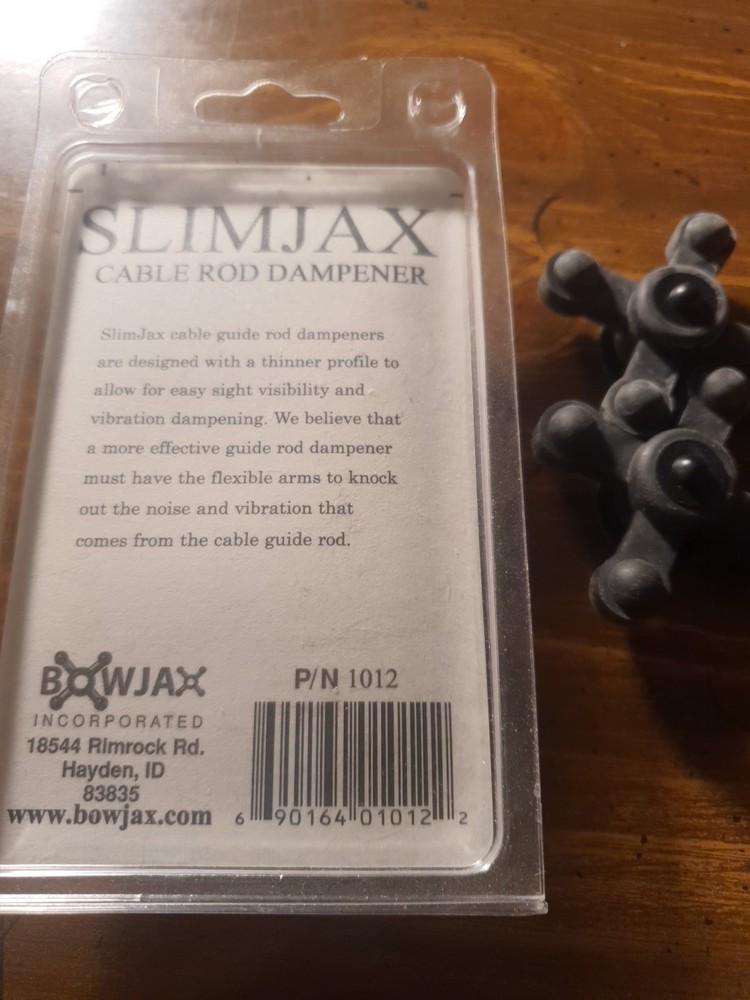 Bowjax Slimjax Cable Guard Dampener Solid Limb & Stabilizer Archery Lot