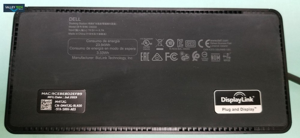 DELL Docking Station D6000 USED