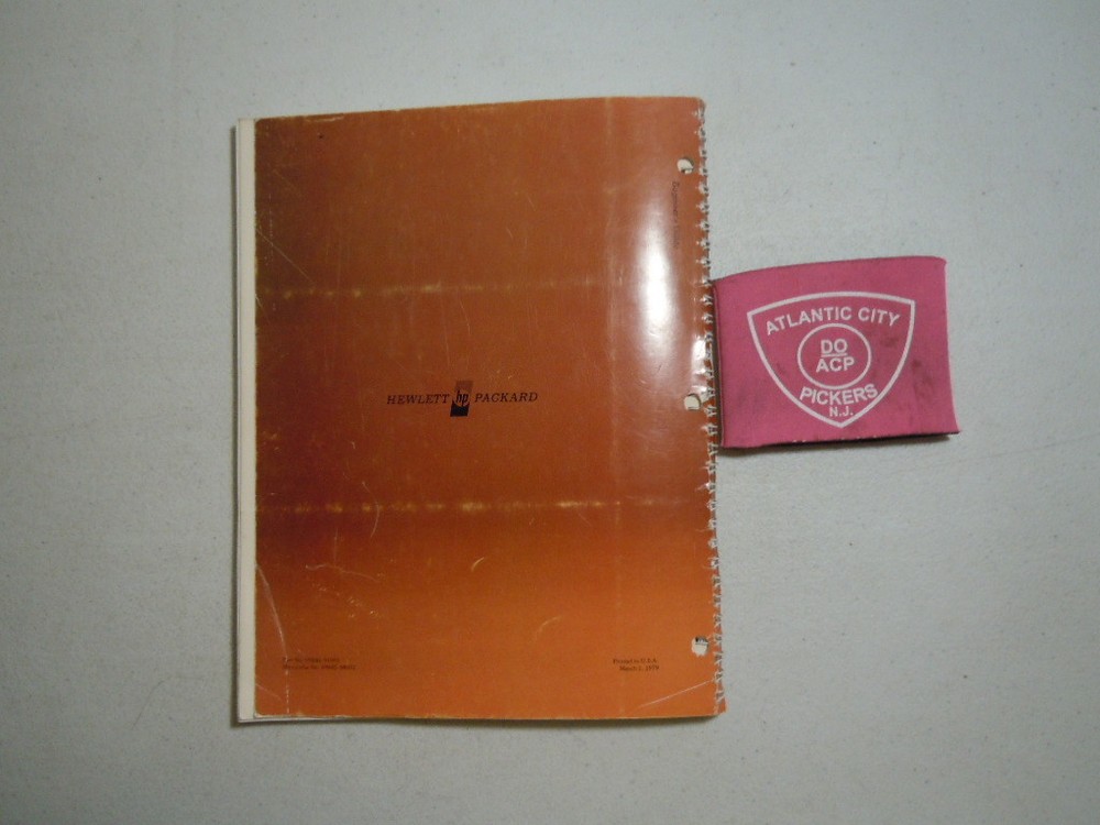 HEWLETT PACKARD SYSTEM 45B DESKTOP COMPUTER BEGINNER'S GUIDE