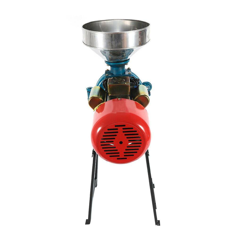 110V Electric Grinder Mill Grain Corn Wheat Feed/Flour Wet&Dry Cereal Machine