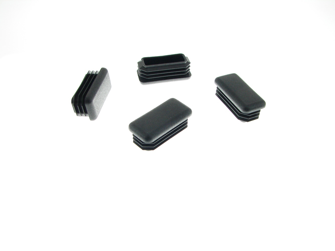 4 Pack 3/4" x 1-1/2" Rectangular Tubing Plugs 133473