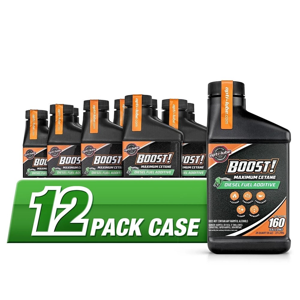 Opti-Lube Boost Maximum Cetane Diesel Fuel Additive - 8oz Bottles