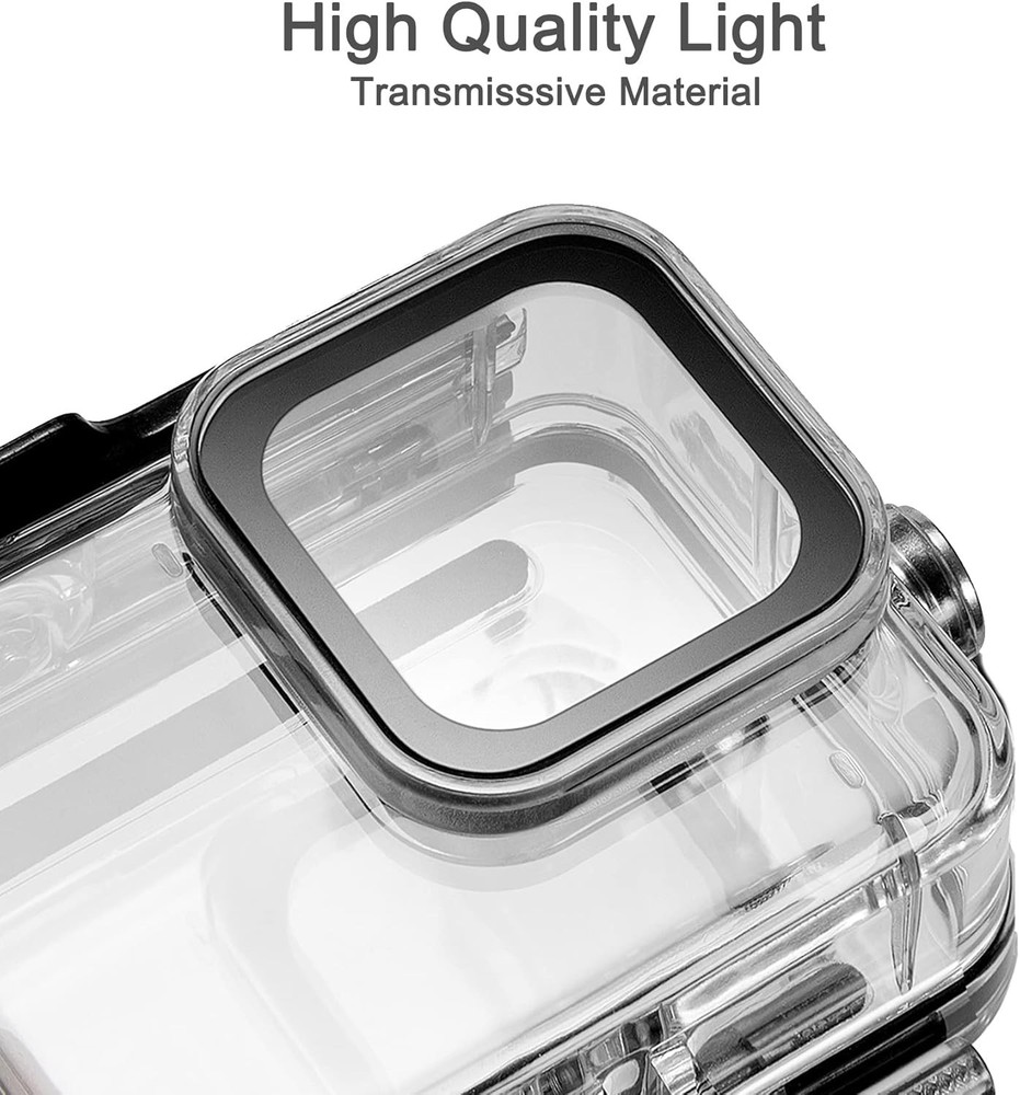 Ultimate GoPro Hero Waterproof Case - 60m Depth, Quick Release Mount Included