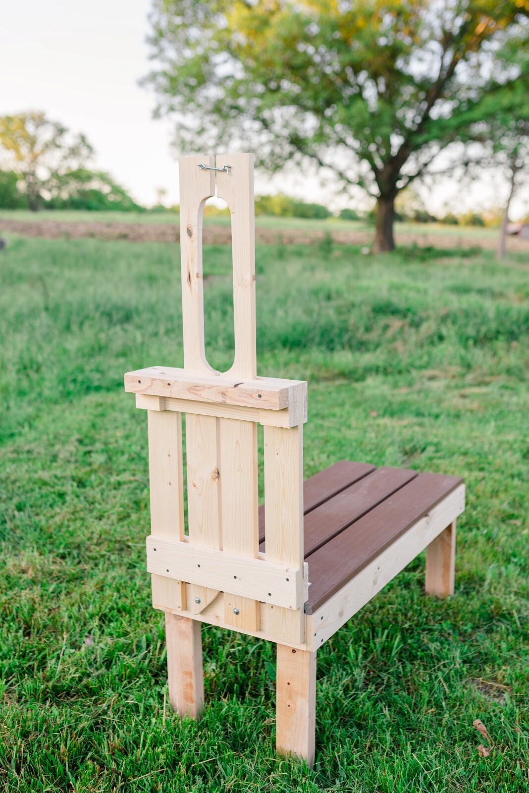 New Goatstand.com Carpenter Built Goat Milking Stand - Full 42in. Composite Deck