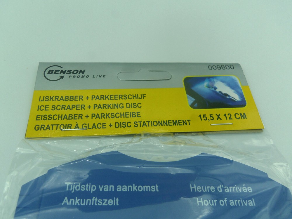 Ice Scraper - Parking Disc, Size 15.5 x 12, BENSON