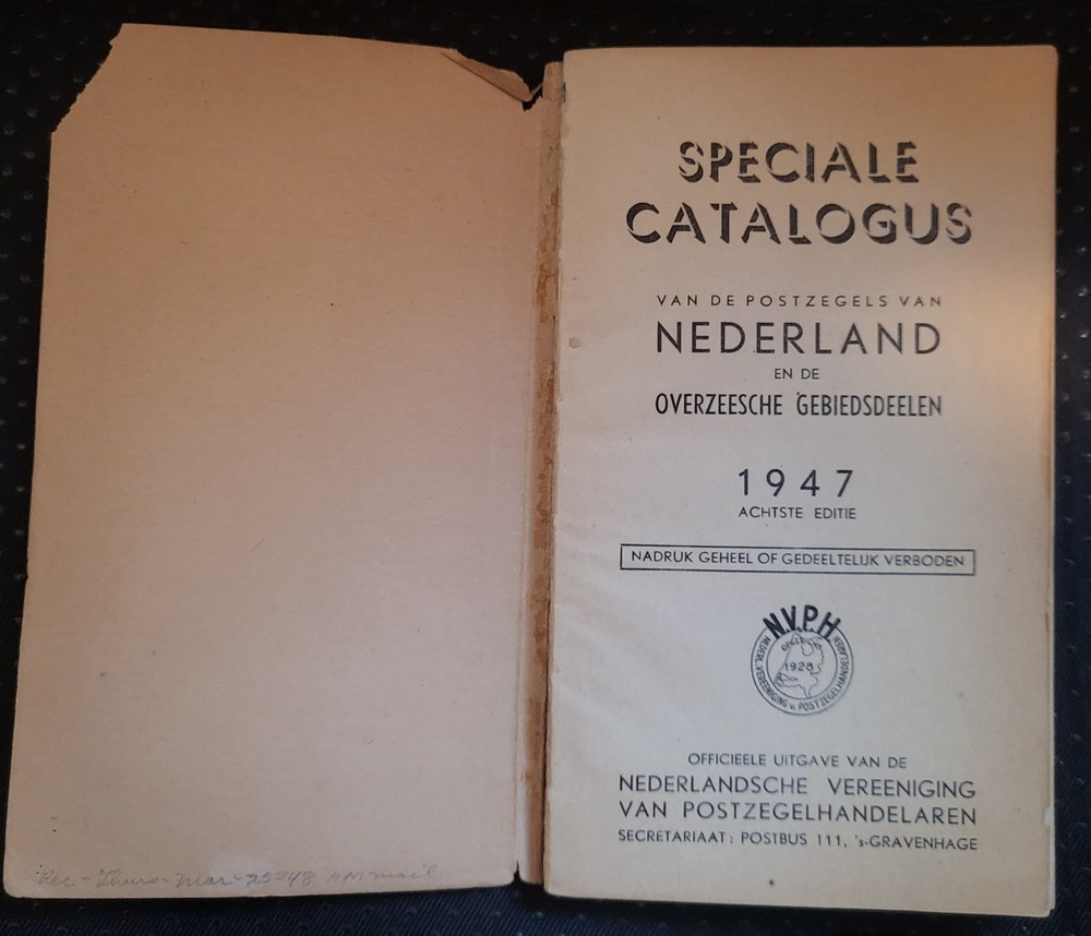 NETHERLANDS Dutch Stamp Catalog Catalogus Postzegels van Nederland 1953