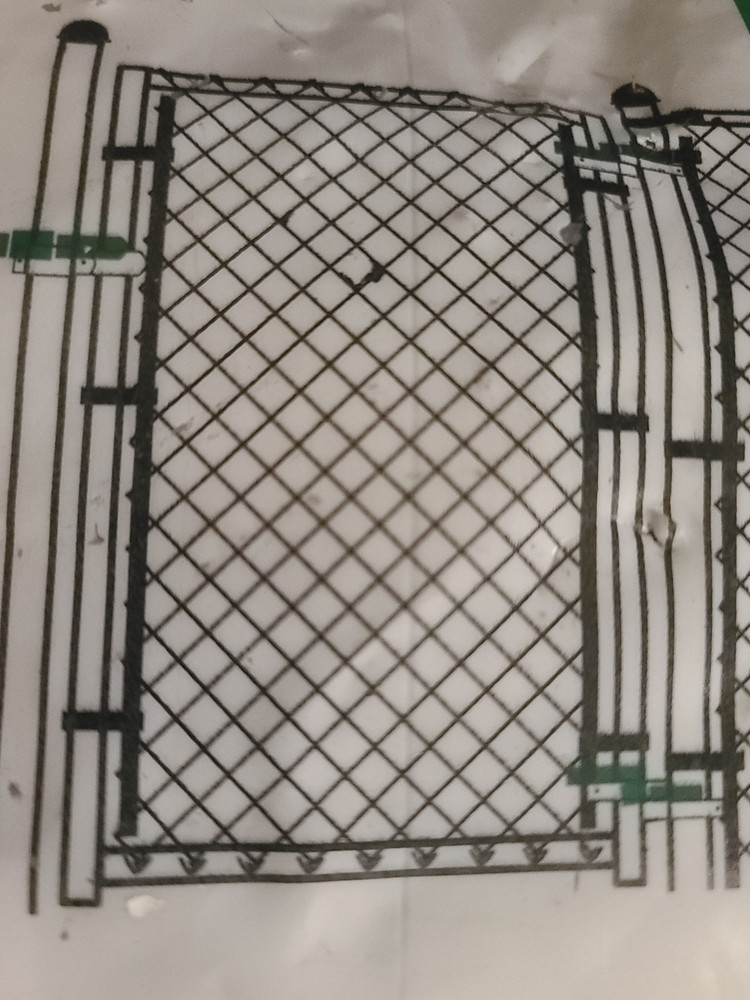 NEW SEALED Allfenz COMPLETE SET 2-3/8" Chain-Link Fence Gate Hardware BLACK