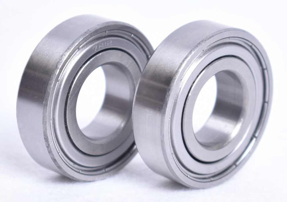 2 Count Double Shielded Steel Ball Bearings  7R12