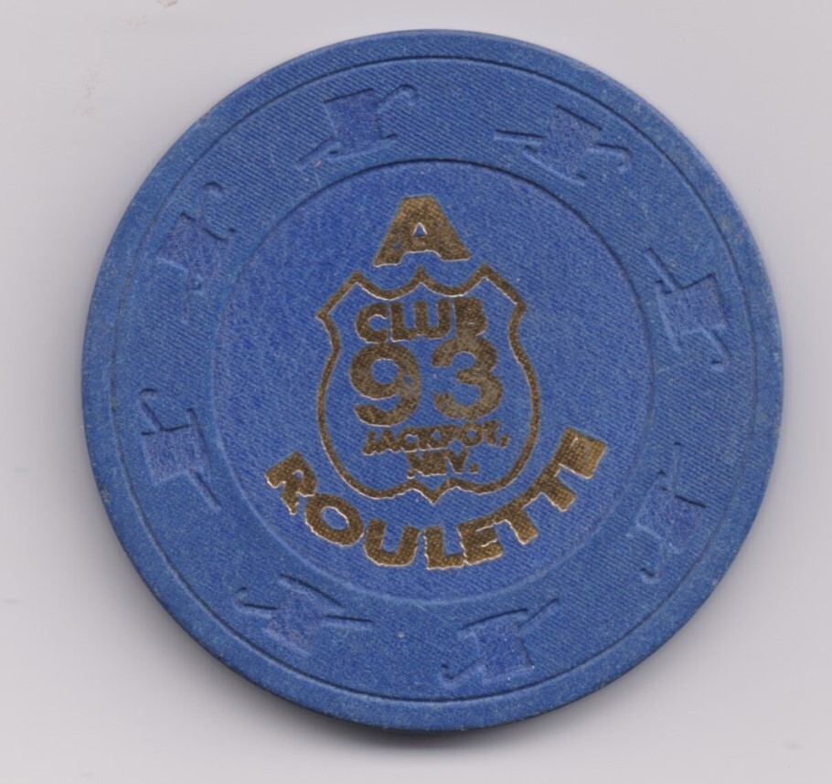 Casino 93 Roulette Chip Jackpot Nev