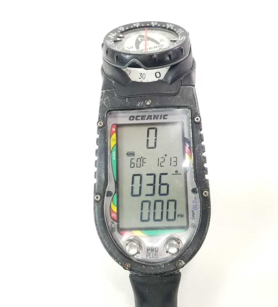 Oceanic Pro Plus 2.1 SCUBA Dive Air Integrated Computer, Compass Air & Nitrox 2